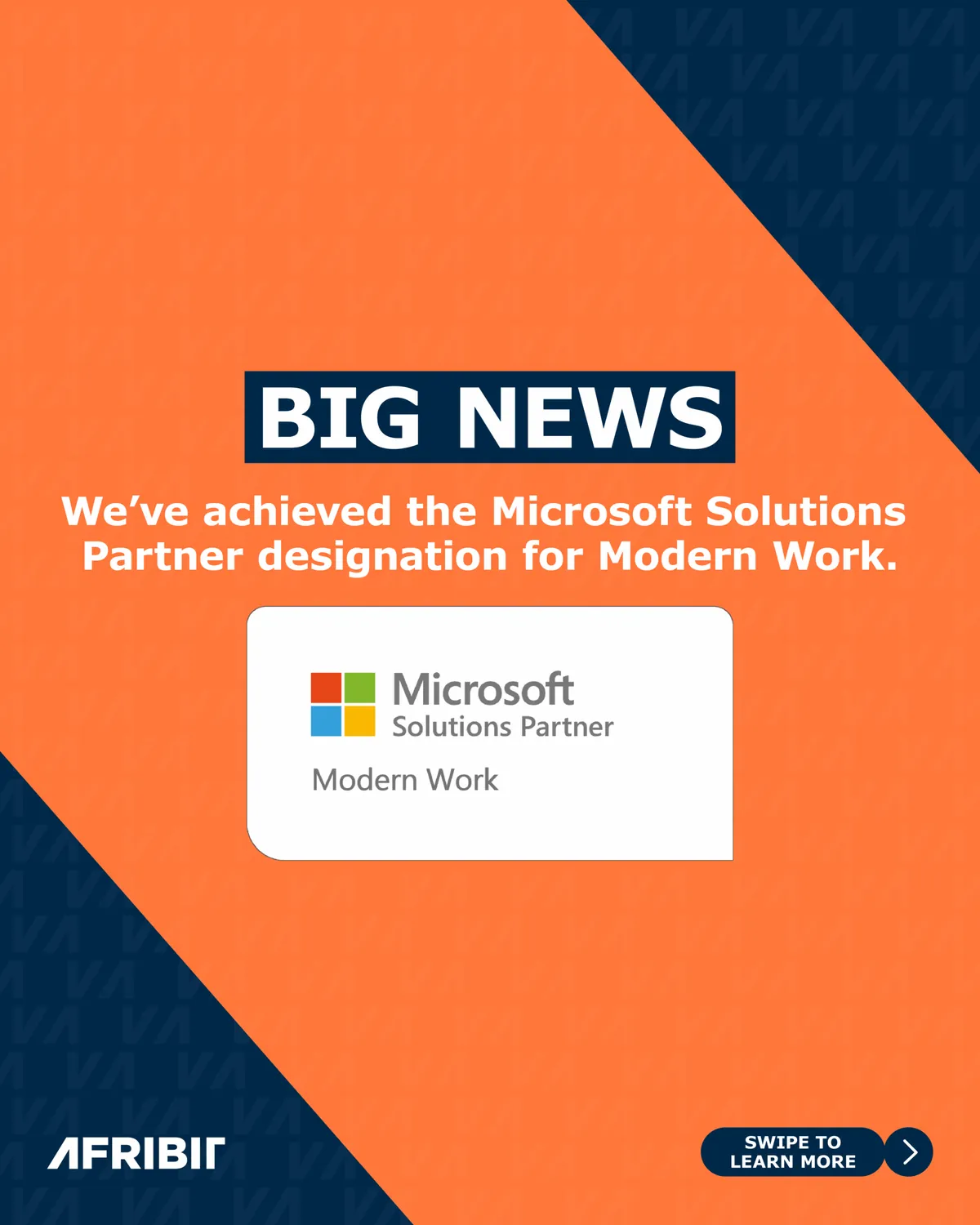 AFRIBIT is Now a Microsoft Solutions Partner for Modern Work